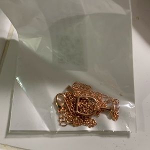 Pretty wine glass necklace new